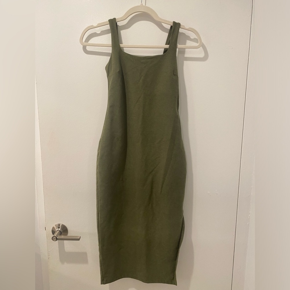 Beyond yoga green dress